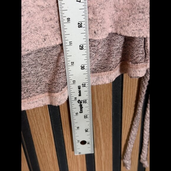 Free People Sweater Medium V Neck & Back Yours Truly Soft Knit Pullover - Picture 6 of 10